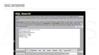 Introduction to SQL (Part 3.2) — Query SDSS SkyServer with CasJob screenshot 5