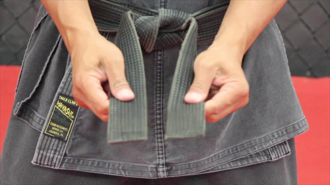 Belt Tutorial How to Tie Your Belt Tutorial - YouTube