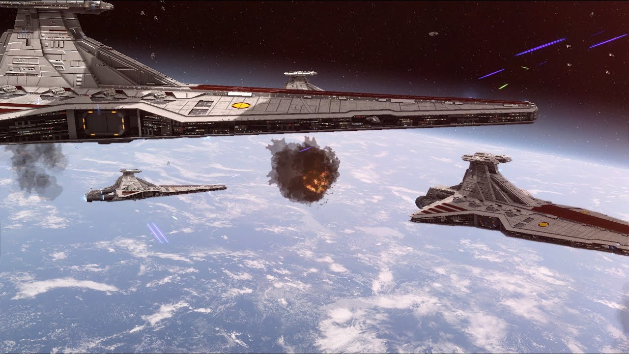 Empire at War FOC  Cinematic Space Battle