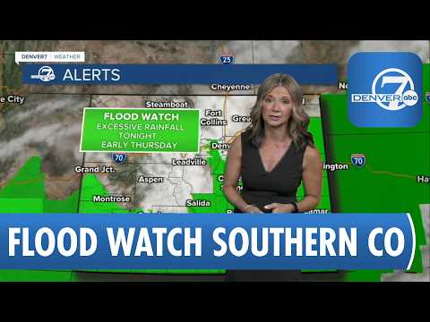 Flood watch issued for southern Colorado with heavy rain expected