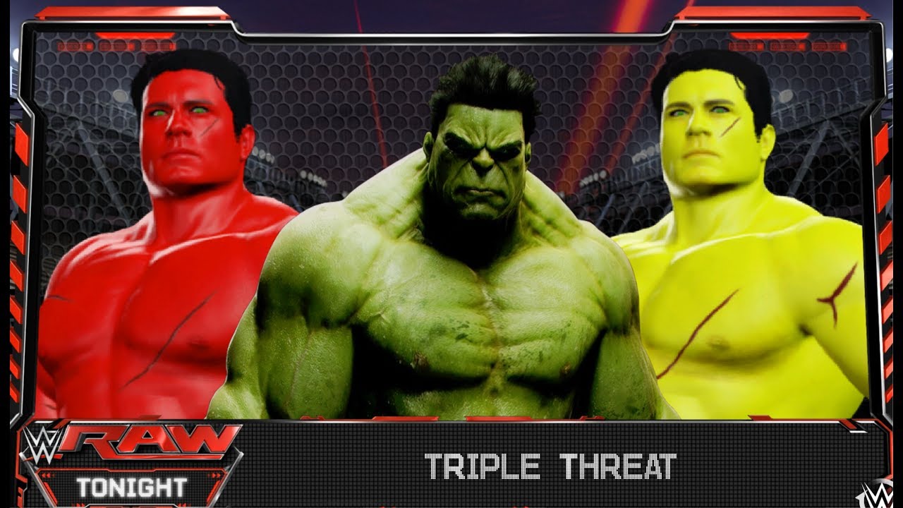 Hulk Vs Red Hulk Vs Yellow Hulk - Epic Battle - YouTube