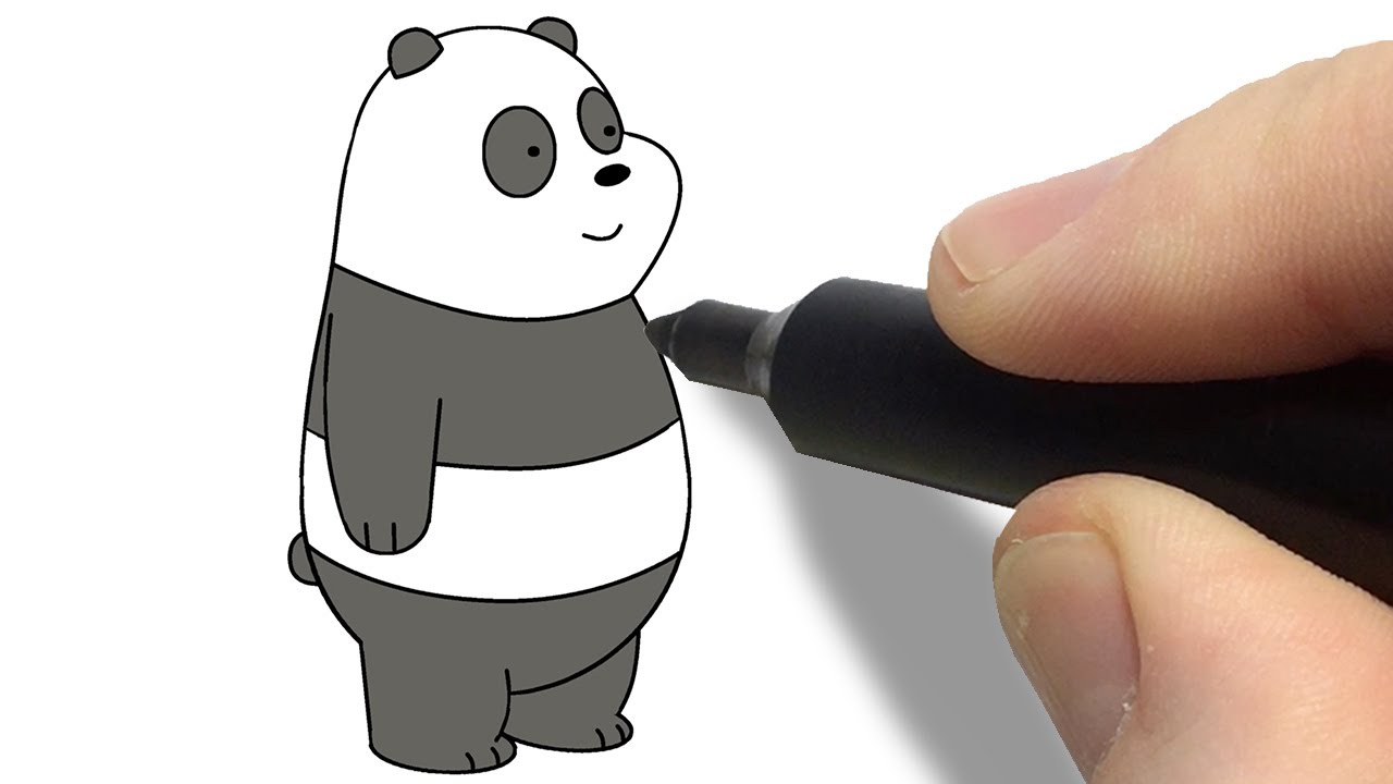 Cómo Dibujar a Panda - Osos Escandalosos - Paso a Paso - YouTube
