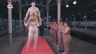 bbw Russian women lift and carry competition