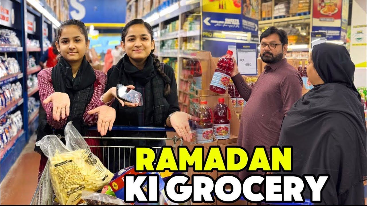 Ramadan Ki Tayyarian start 🥰ll Grocery Shopping Karli😇