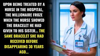 AT THE HOSPITAL, THE MILLIONAIRE FROZE： THE NURSE WORE HIS MISSING SISTER'S BRACELET