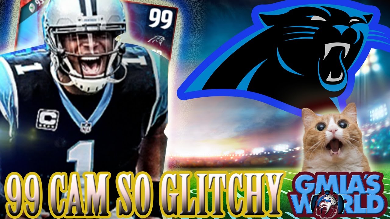 NFL DRAFT MASTER 99 CAM NEWTON IS WAY TOOO GLITCHY! | MUT 17 99 CAM NEWTON GAMEPLAY