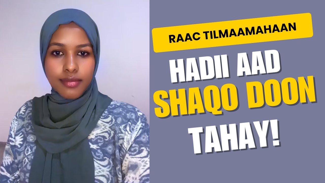 Sidee Shaqo loo Helaa? How to Get a Job Step by Step!