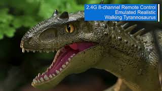 Tyrannosaurus Rex Dinosaur 2.4G Control Long Time Playing Spray, Light, Sound functions 2022 New Toy