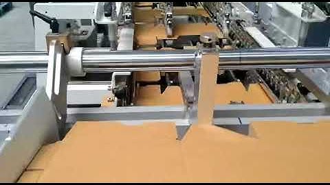 DGM TechnoFold 1100PC running B Flute Lock Bottom carton successfully