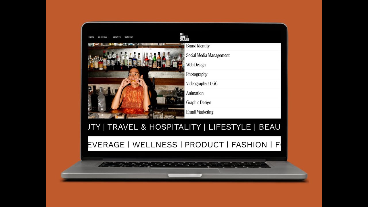 Curate Culture Web Design