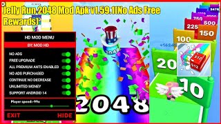 Jelly Run 2048 Mod Apk Unlimited Money Cube Infinity screenshot 5