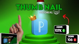 Thumbnail Design Competition By Making VIRAL 3D Thumbnails On Mobile ! ( Tutorial #thumbnail