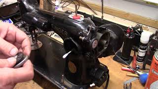Singer 2012 Rewire   Part 1 Removal of motor, light, and switch