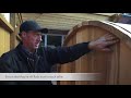 Dundalk LeisureCraft Clear Red Cedar Barrel Sauna Assembly Instructions