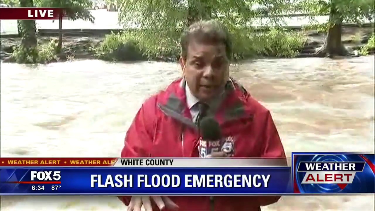 Flash Flood Emergency in White County - YouTube
