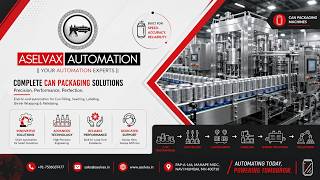 ASelvax Automation | Complete Carbonated Soft Drink Can Filling & Packaging Solution