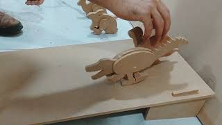 Wooden Walking Animals  ألعاب أطفال خشبية متحركة