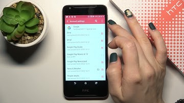 How to Sign Out from Gmail Account on HTC Desire 628 - Logout Gmail Account