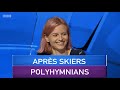 Only Connect S16 E16 Après Skiers v Polyhymnians. 4 Jan 2021