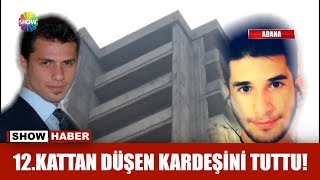 12.Kattan düşen kardeşini tuttu! Resimi