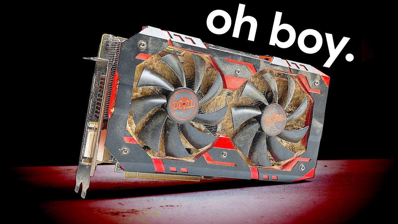 Cleaning a DIRTY GPU!