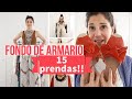 Prendas básicas para vestir bien con poco Armario cápsula cuarentena. Closet sencillo con 15 básicos