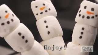 How to make a marshmallow snowman! screenshot 2