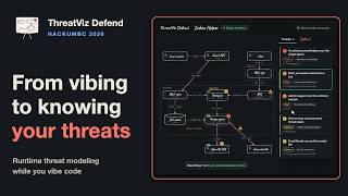 ThreatVizDefend Demo - HackUMBC 2026
