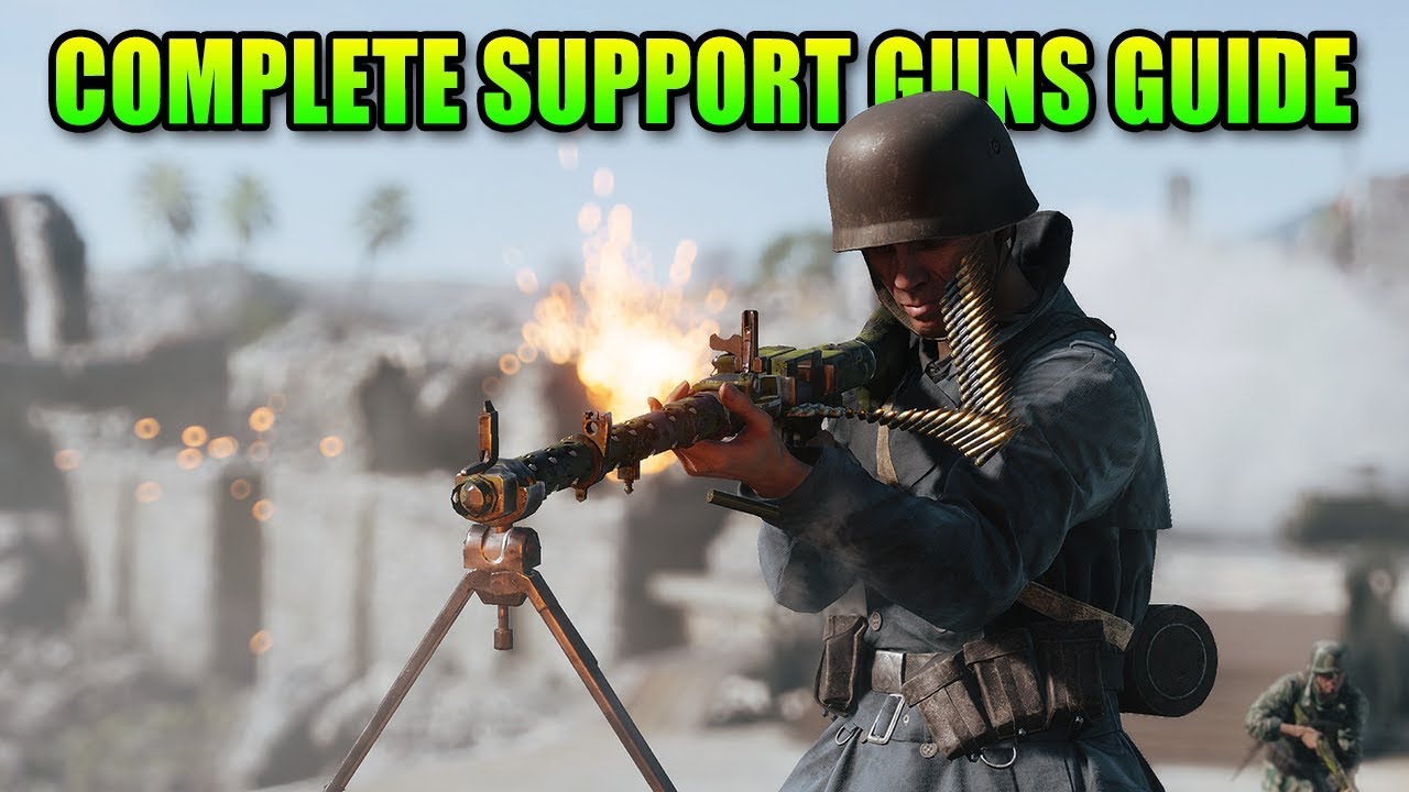 Best Support Guns Specializations Guide Battlefield 5 Youtube