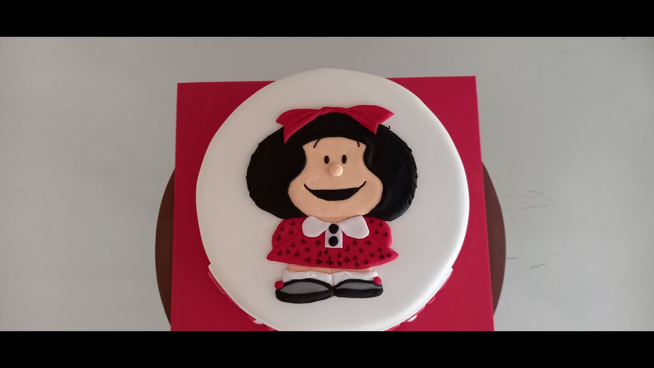 Come fare Mafalda di pasta di zucchero o fondant per decorare torte
