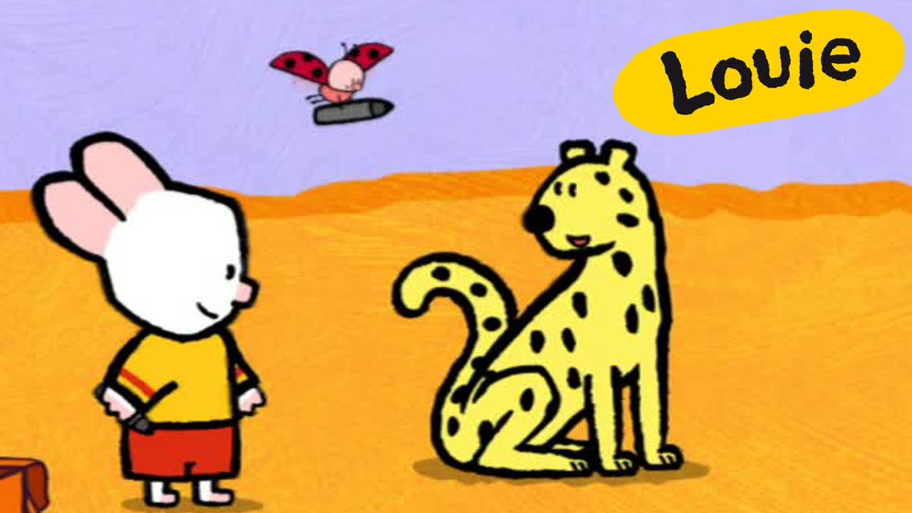 Cheetah - Louie draw me a cheetah | Learn to draw, cartoon for children -  YouTube