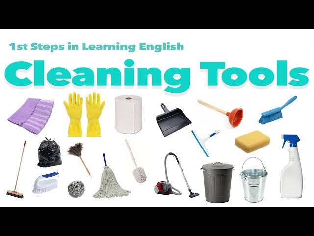 English Vocabulary - CLEANING TOOLS 