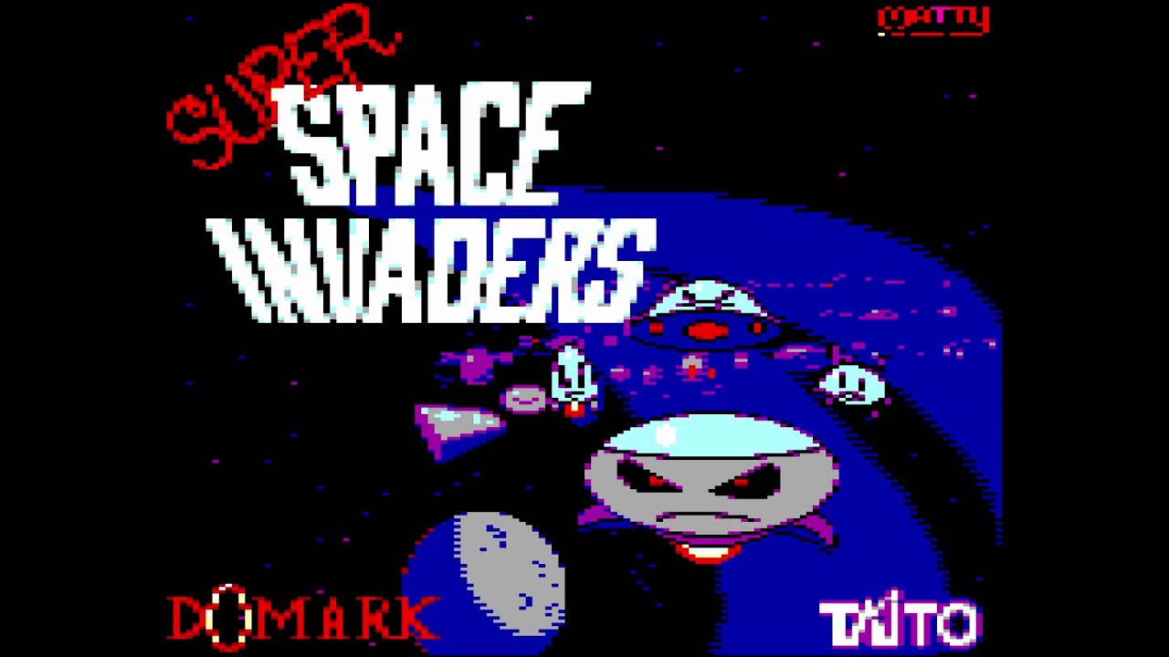 Cpc Invaders Super Space Invaders (Amstrad CPC) – Écran-titre – 1080p - YouTube