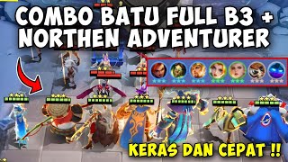 COMBO GUARDIAN+NORTHEN ADVENTURER !! 7 HERO BINTANG 3 AUTO KERAS DAN CEPAT !! COMBO MAGIC CHESS ML