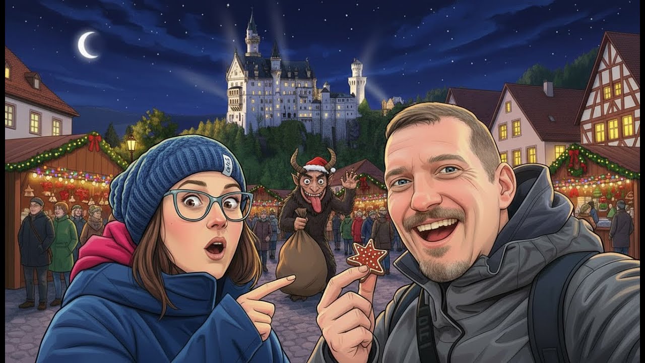 🇩🇪 Коледен базар в Германия | Крампус и алпийските традиции