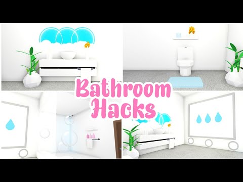 Adopt Me Bathroom Design Ideas 🚿🧼/ Bathroom Hacks / Adopt Me Builds