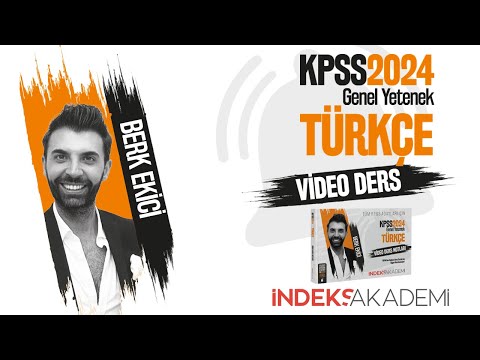 44 - KPSS - Türkçe - Sözcük Türleri - İsim - Berk EKİCİ