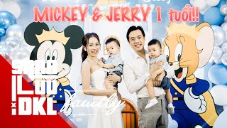 TIỆC THÔI NÔI MICKEY \& JERRY! | Sara Luu \& DKL FAMILY