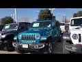 2020 Manual Jeep Wrangler Sahara in Bikini Blue