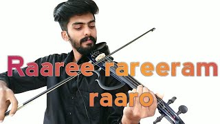 | Raaree rareeram raaro | Violin cover | Daniel john | onnu muthal poojyam vare |