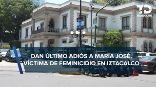 Sepultan a María José, última víctima del feminicida de Iztacalco, a mes y medio del crimen