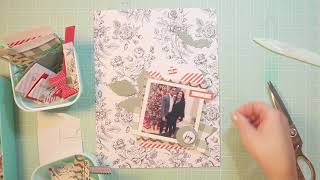 felicity Jane Scrapbooking Process Video 8.5x11 Layout &quot;...JOY...&quot;