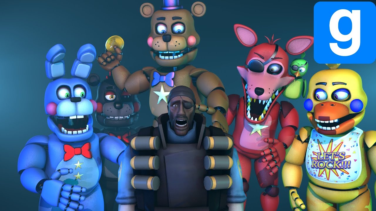 [GMOD FNAF] Can you survive the Rockstar Animatronics? (GMOD SHITS AND ...
