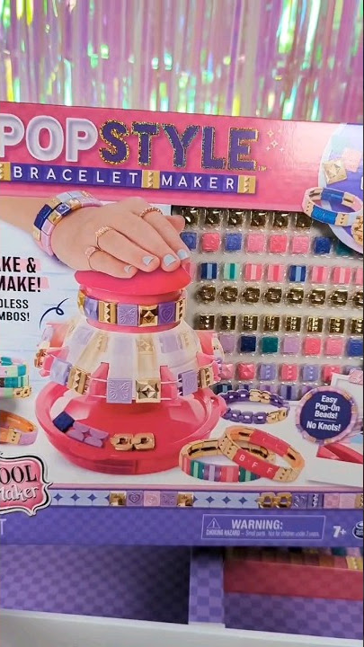 Thanks to Cool Maker's Pop Style Bracelet Maker, there is a fun