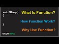What is Function|| Why Use Function In Programming Languages (c++,JAVA,PYTHON etc) Hindi/ Urdu
