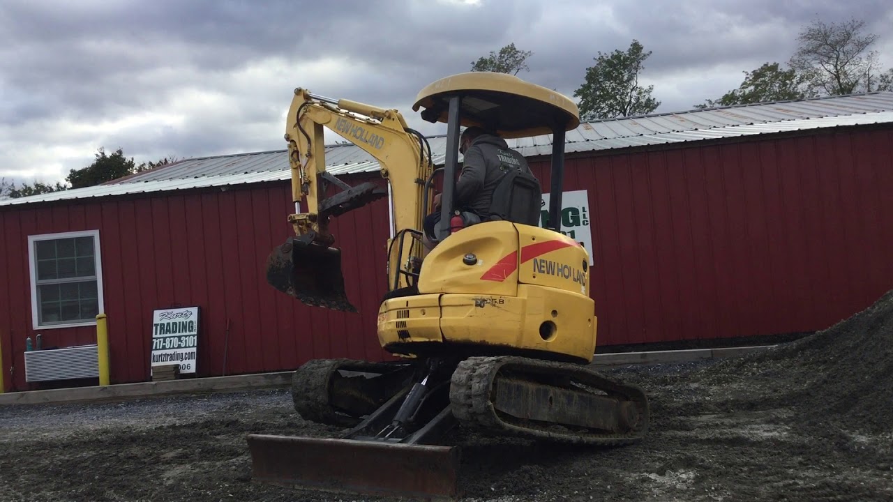 New Holland EH35 Excavator YouTube