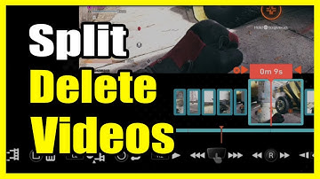 How to Split & Delete Video Clips quickly on Sharefactory PS5 (Video Editing Tutorial)