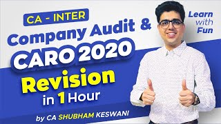 Company Audit & CARO 2020 | CA Inter Audit Revision Series | CA Shubham Keswani (AIR 8)