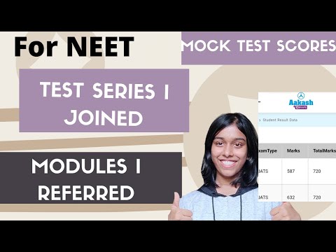 MY NEET MOCK TEST SCORE?| TEST SERIES I JOINED| right time to give full ...