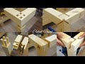 Woodworking / Wood joint techniques / Wooden corner joints / Ahsap birlestirme teknikleri